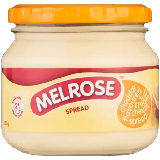 Melrose Cheddar Flavoured Full Cream Cheese Spread 250g