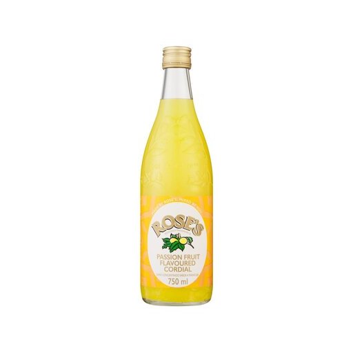 Rose's Cordial Passion Fruit 750ml