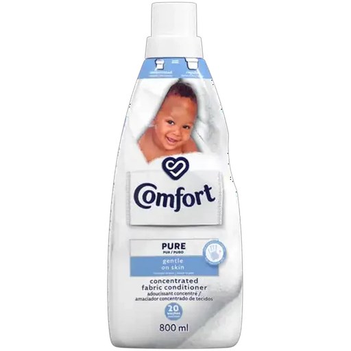 Comfort Pure Concentrated Laundry Fabric Conditioner For Sensitive Skin 800ml