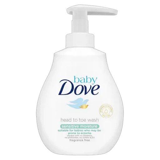 Baby Dove Sensitive Moisture Head To Toe Wash 200ml