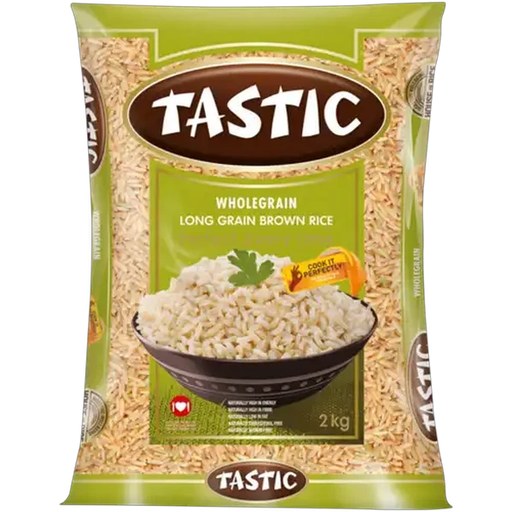 Tastic Wholegrain Long Grain Brown Rice 2kg