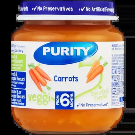 PURITY From 6 Months Carrots Veggi 125ml