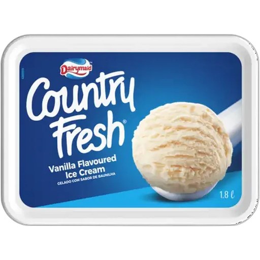 Dairymaid Country Fresh Vanilla Flavoured Ice Cream 1.8L