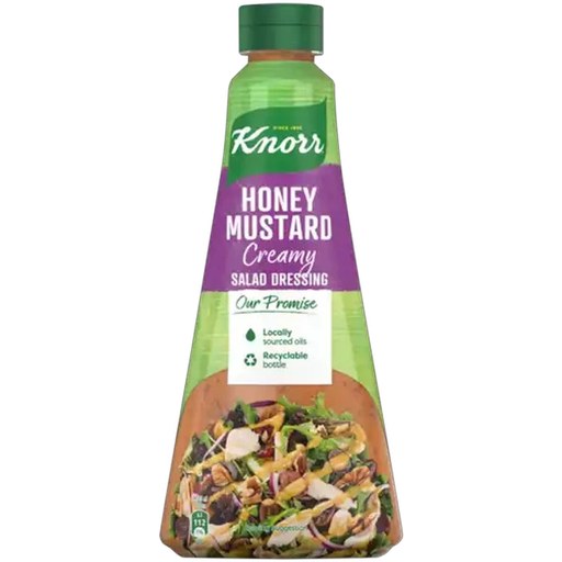 Knorr Creamy Honey & Mustard Salad Dressing 340ml