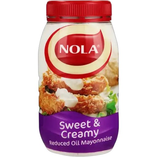 Nola Sweet & Creamy Reduced Oil Mayonnaise Jar 780g