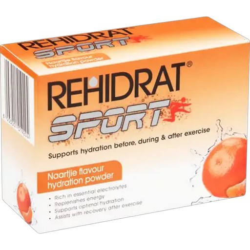 Rehidrat Sport Naartjie Flavoured Hydration Powder 6 Pack