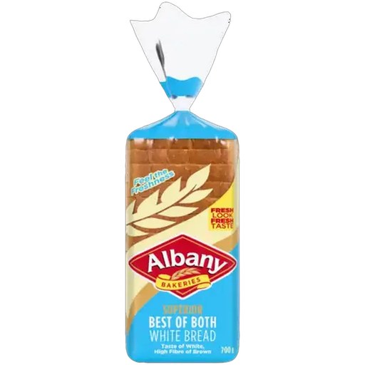 Albany Superior Best of Both White Bread 700g