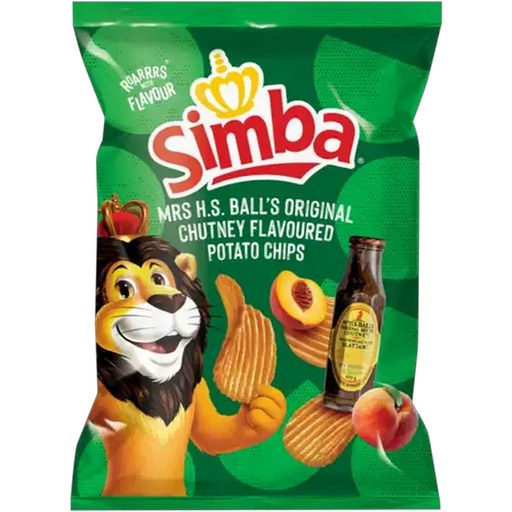 Simba Mrs H.S. Ball's Chutney Flavoured Potato Chips 120g