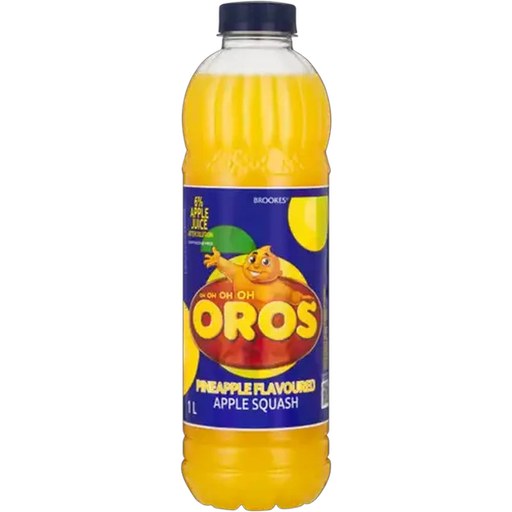 Oros Pineapple Flavoured Apple Concentrated Squash 1L