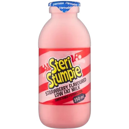 Steri Stumpie Strawberry Flavoured Milk 350ml