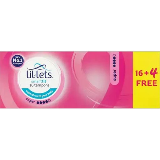 Lil-Lets Smartfit Super Tampons 16 + 4 Pack