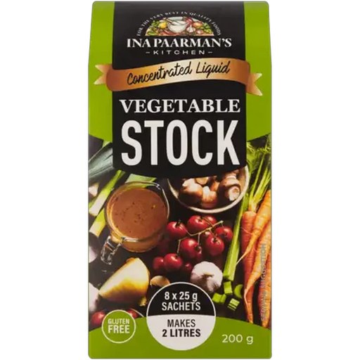 Ina Paarman's Kitchen Concentrated Liquid Vegetable Stock 8 x 25g