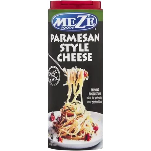 Mezé Foods Parmesan Hard Cheese Shaker 85g