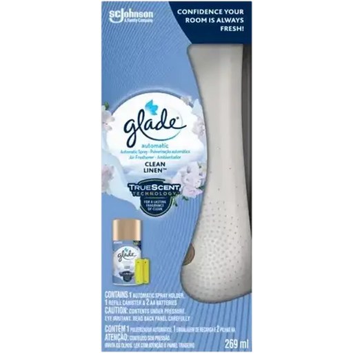 Glade Clean Linen Automatic Spray Starter Kit 269ml