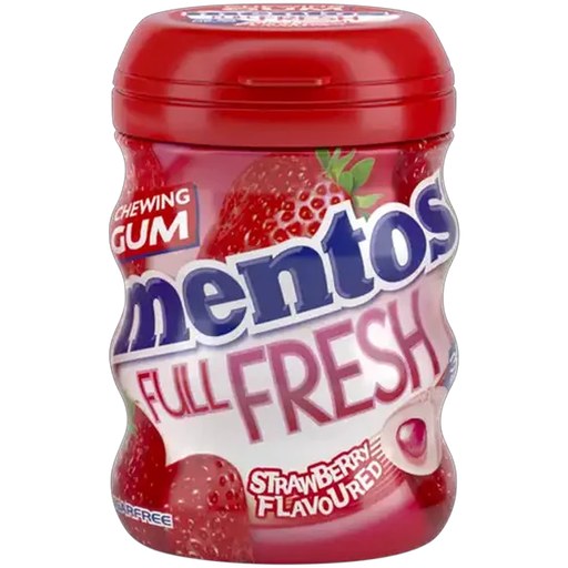Mentos Strawberry Flavoured Chewing Gum 35 Pieces 61.25g
