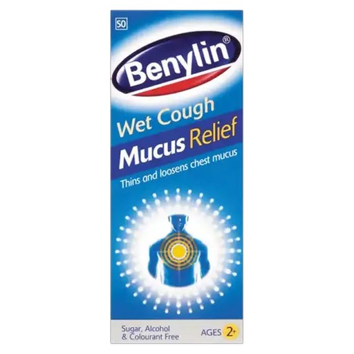 Benylin Adult Mucus Relief Cough Syrup 100ml