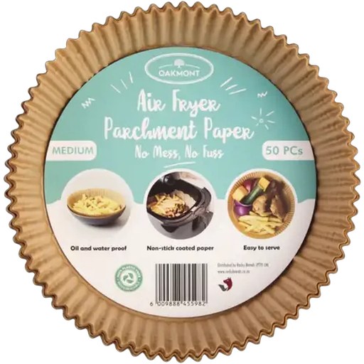 Oakmont Brown Air Fryer Parchment Paper 50 Piece