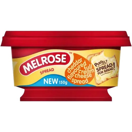 Melrose Cheddar Flavoured Full Cream Cheese Spread 150g