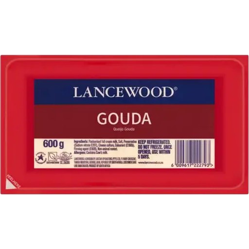 LANCEWOOD Gouda Cheese Pack 600g