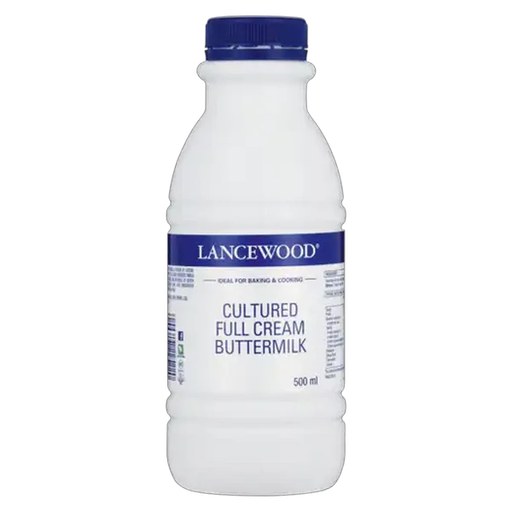 LANCEWOOD Cultured Full Cream Buttermilk 500ml