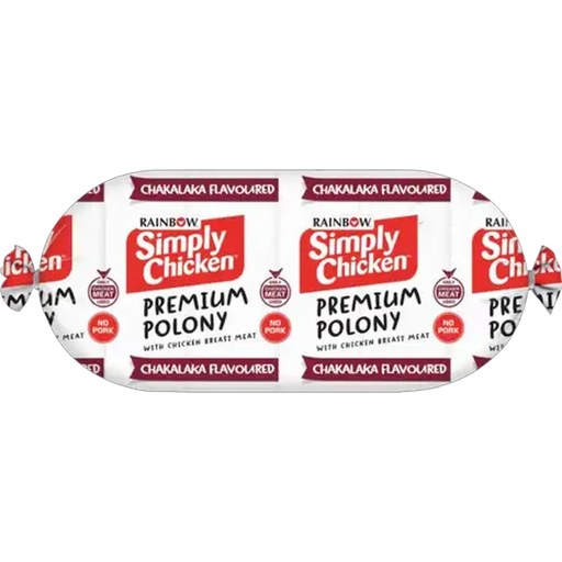 RAINBOW Simply Chicken Chakalaka Flavoured Premium Polony 1kg