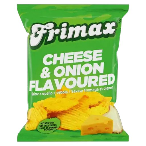 Frimax Cheese & Onion Flavoured Potato Chips 125g