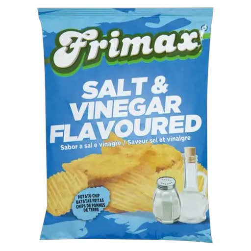 Frimax Salt & Vinegar Flavoured Potato Chips 125g