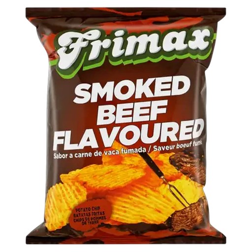 Frimax Smoked Beef Flavoured Potato Chips 125g