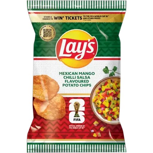 Lay's Mexican Mango Chilli Salsa Flavoured Potato Chips 120g