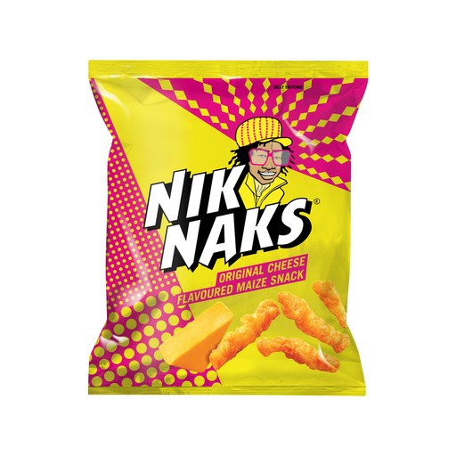 Simba NikNaks Cheese Flavoured Maize Snack 135g