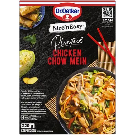 Dr. Oetker Nice'nEasy Frozen Chicken Chow Mein 320g