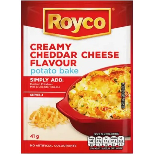 Royco Creamy Cheddar Cheese Flavour Potato Bake 41g