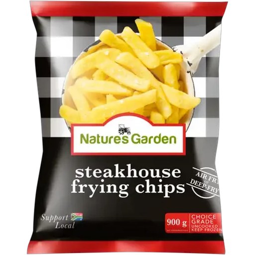 Nature's Garden Frozen Steakhouse Frying Chips 900g