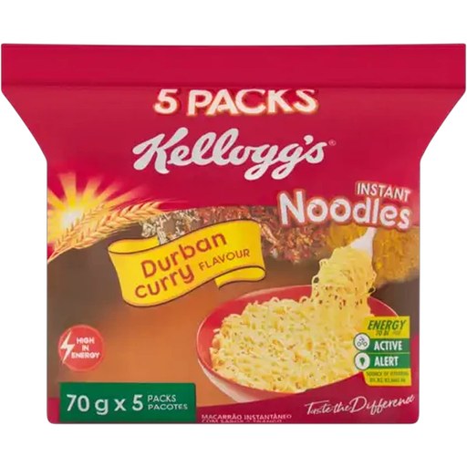 Kellogg's Durban Curry Flavoured Instant Noodles 5 x 70g