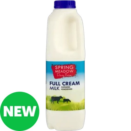 Spring Meadow Dairy Full Cream Milk 1L