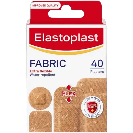 Elastoplast Extra Flexible Breathable Fabric Plasters 40 Pack