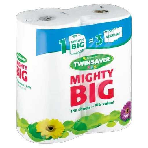 Twinsaver Mighty Big Roller Towels 2 Pack