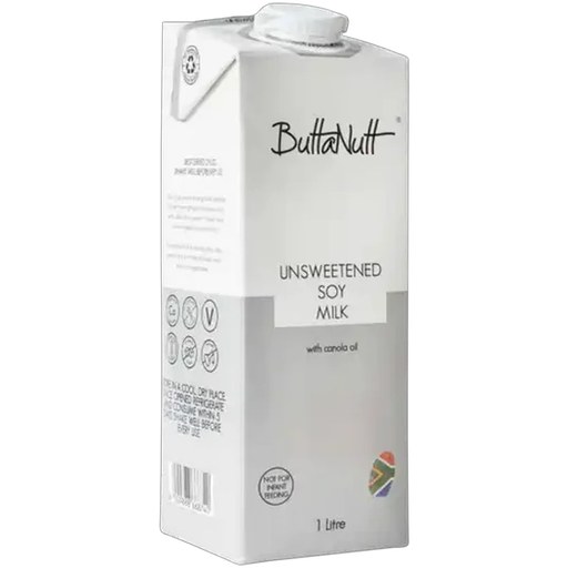 ButtaNutt Unsweetened Soy Milk 1L
