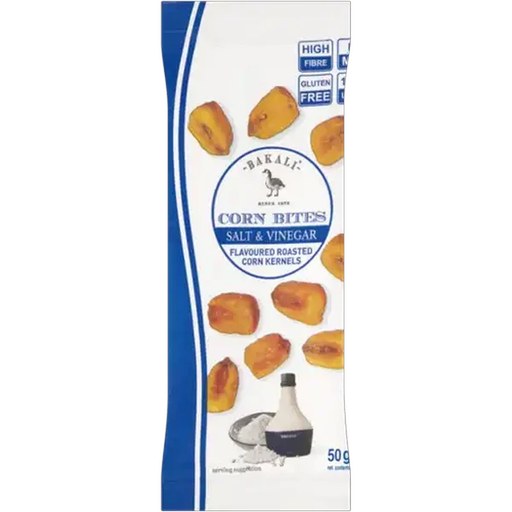 Bakali Salt & Vinegar Flavoured Corn Bites 50g