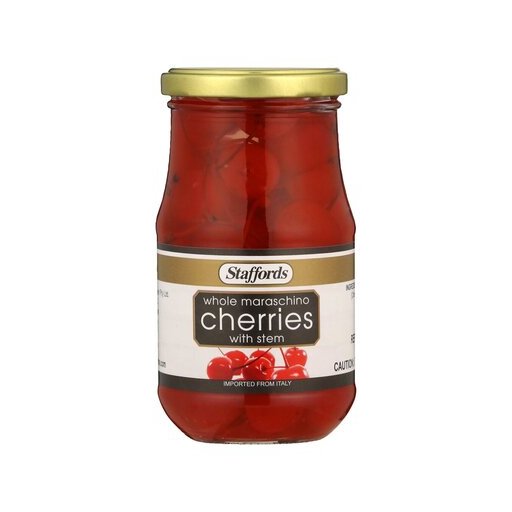 Staffords Cherries with Stem 400g