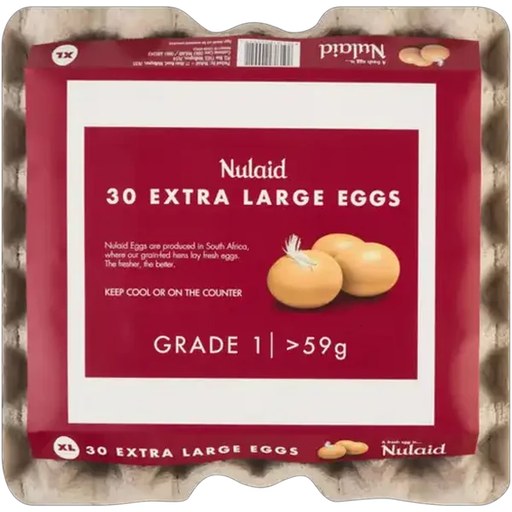 Nulaid Extra Large Eggs 30-Pack