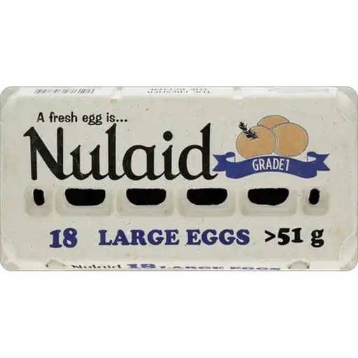 Nulaid Large Eggs 18 Pack