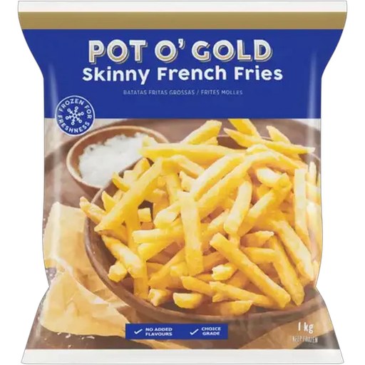 Pot O' Gold Frozen Skinny French Fries 1kg