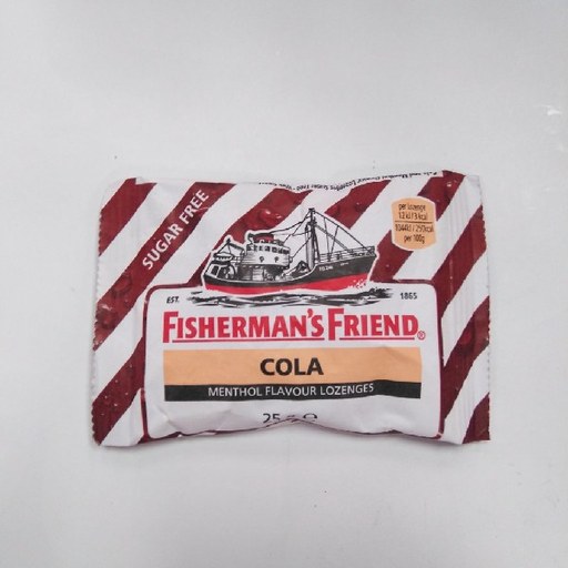 FISHERMANS FRIEND COLA MENTHOL FLAVOURED LOZENGES 25g