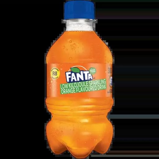 Fanta Orange Flavoured Sparkling Soft Drink Bottle 300ml