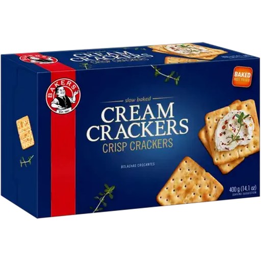 Bakers Cream Crackers Value Pack 2 x 200g
