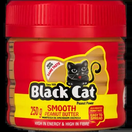 Black Cat Smooth Peanut Butter 250g