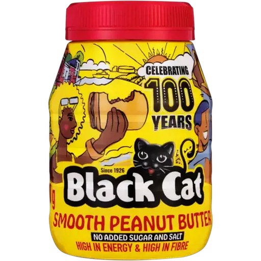 Black Cat No Added Sugar and Salt Smooth Peanut Butter 800g