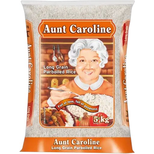 Aunt Caroline Long Grain Parboiled Rice 5kg