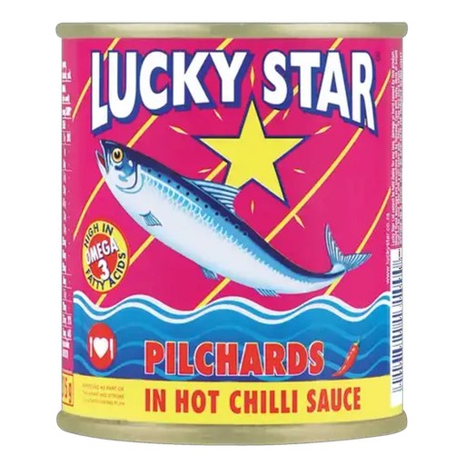 Lucky Star Pilchards in Hot Chilli Sauce 215g
